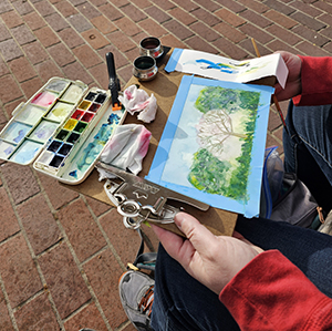 Watercolor Workshop: Outdoor Observational Painting