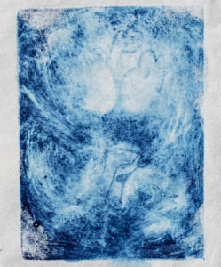 Ghost Impressions: Experimental Monoprinting on Unusual Surfaces